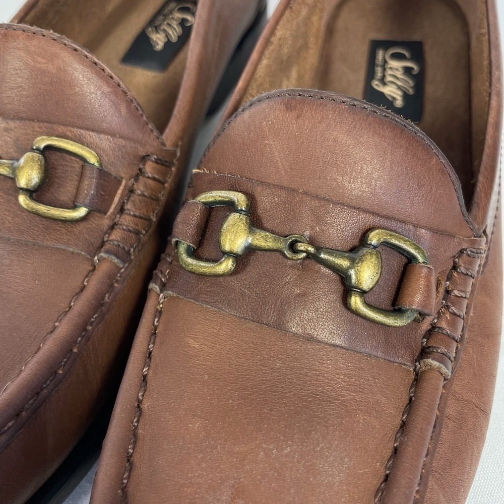 Vintage Selby Brown Leather Horsebit Loafers Womens 10N Narrow Slip On Classic - Picture 8 of 10